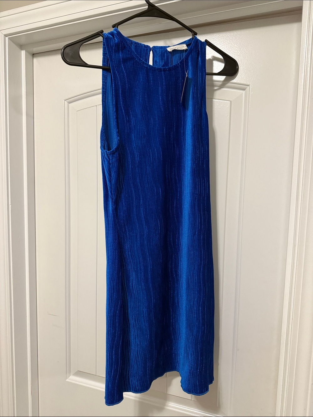 NWT Vestique Cobalt Sleeveless Mini Dress